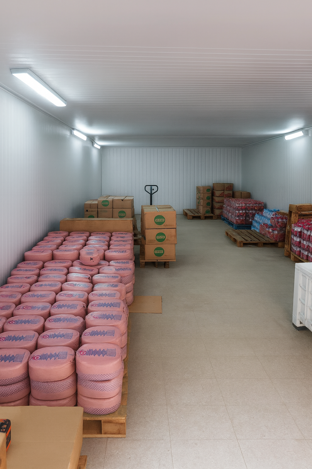 Cámara de frío del depósito Dacarlex SRL