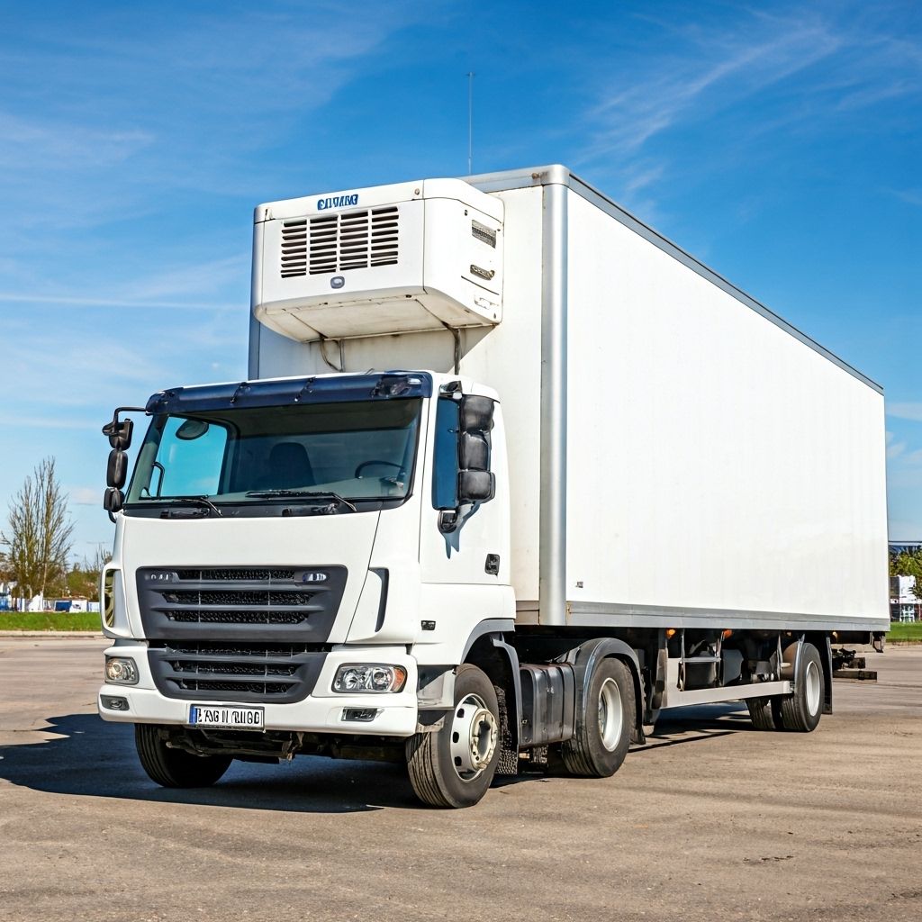 Camión congelado para productos ultracongelados